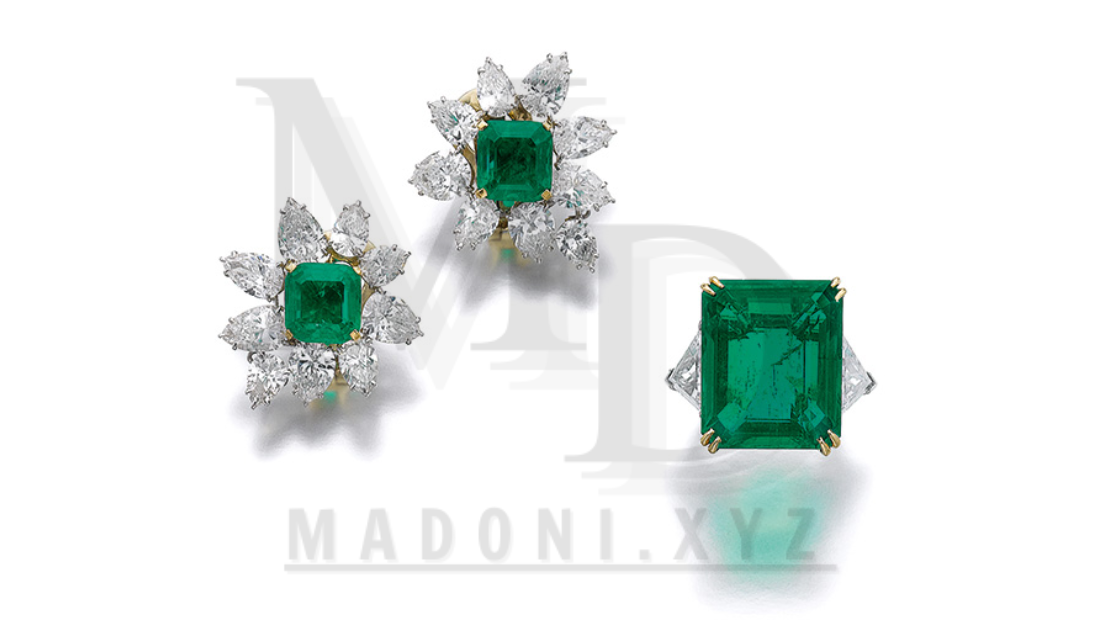 Harry Winston emerald earrings